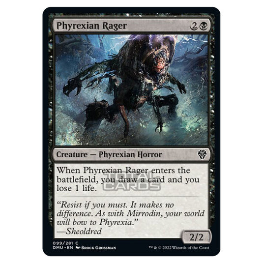 Magic The Gathering - Dominaria United - Phyrexian Rager - 099/281
