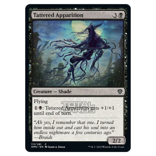 Magic The Gathering - Dominaria United - Tattered Apparition - 111/281