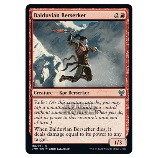 Magic The Gathering - Dominaria United - Balduvian Berserker - 116/281