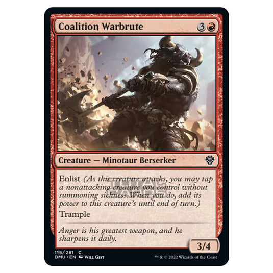 Magic The Gathering - Dominaria United - Coalition Warbrute - 118/281