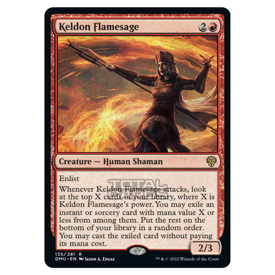 Magic The Gathering - Dominaria United - Keldon Flamesage - 135/281