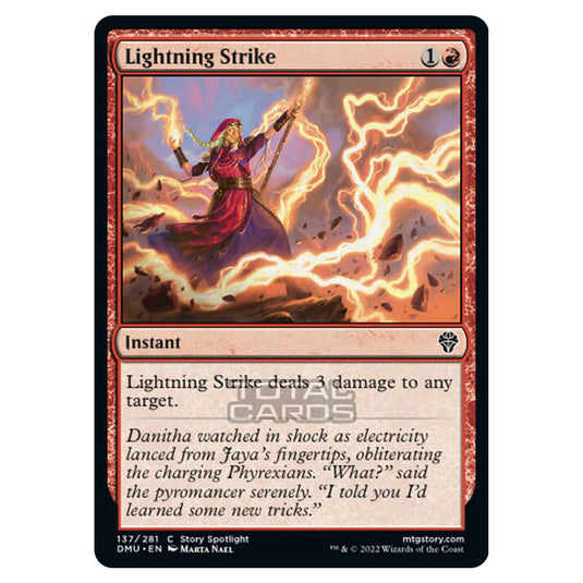 Magic The Gathering - Dominaria United - Lightning Strike - 137/281