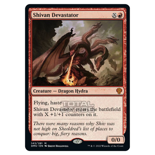 Magic The Gathering - Dominaria United - Shivan Devastator - 143/281