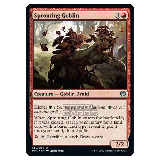 Magic The Gathering - Dominaria United - Sprouting Goblin - 145/281