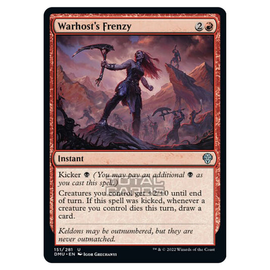 Magic The Gathering - Dominaria United - Warhost's Frenzy - 151/281