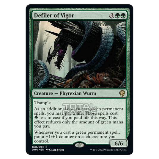 Magic The Gathering - Dominaria United - Defiler of Vigor - 160/281