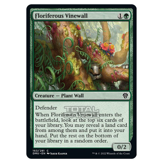 Magic The Gathering - Dominaria United - Floriferous Vinewall - 163/281