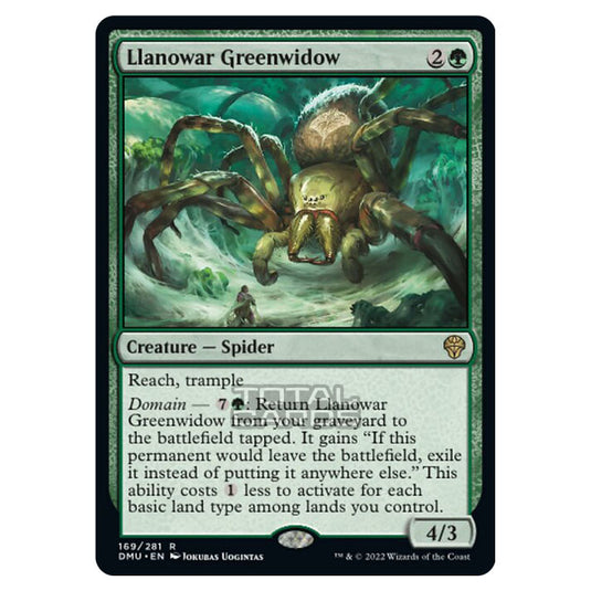 Magic The Gathering - Dominaria United - Llanowar Greenwidow - 169/281