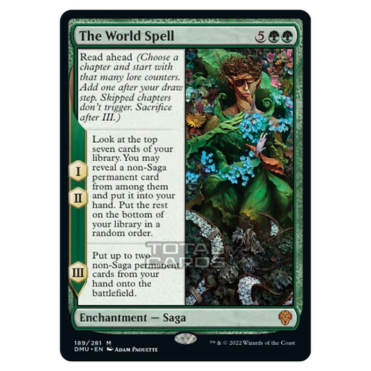 Magic The Gathering - Dominaria United - The World Spell - 189/281