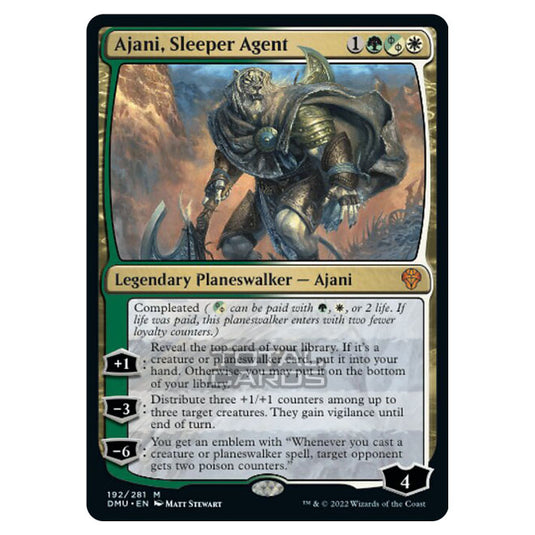 Magic The Gathering - Dominaria United - Ajani, Sleeper Agent - 192/281