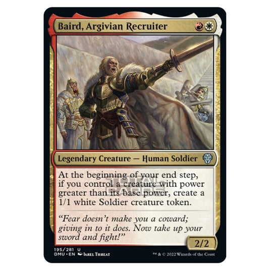 Magic The Gathering - Dominaria United - Baird, Argivian Recruiter - 195/281