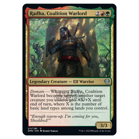 Magic The Gathering - Dominaria United - Radha, Coalition Warlord - 211/281