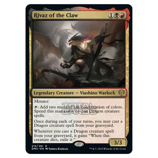 Magic The Gathering - Dominaria United - Rivaz of the Claw - 215/281