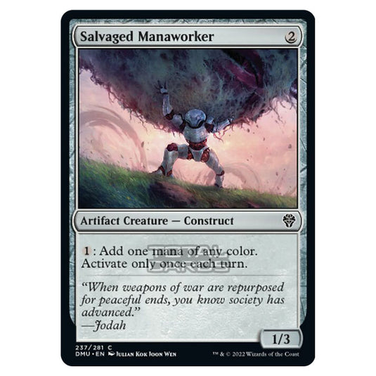 Magic The Gathering - Dominaria United - Salvaged Manaworker - 237/281