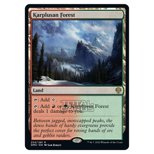 Magic The Gathering - Dominaria United - Karplusan Forest - 250/281