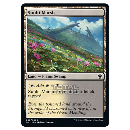 Magic The Gathering - Dominaria United - Sunlit Marsh - 257/281