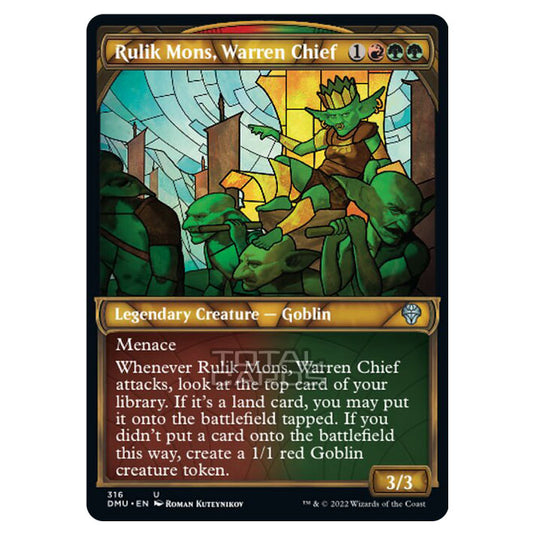 Magic The Gathering - Dominaria United - Rulik Mons, Warren Chief - 316/281