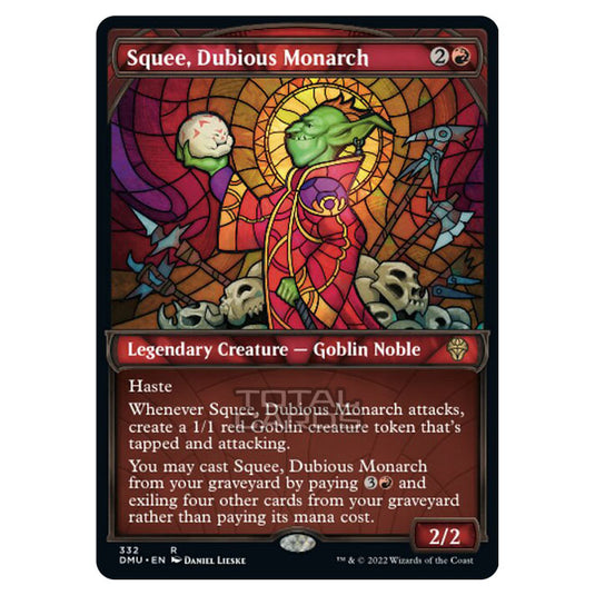 Magic The Gathering - Dominaria United - Squee, Dubious Monarch - 332/281 (Textured Foil)