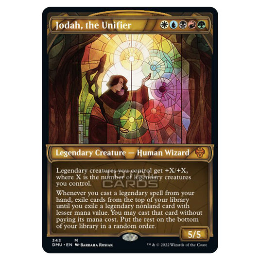 Magic The Gathering - Dominaria United - Jodah, the Unifier - 343/281 (Textured Foil)