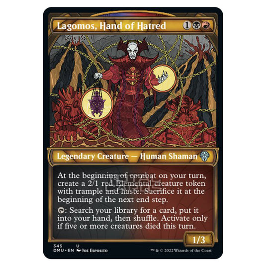 Magic The Gathering - Dominaria United - Lagomos, Hand of Hatred - 345/281 (Textured Foil)