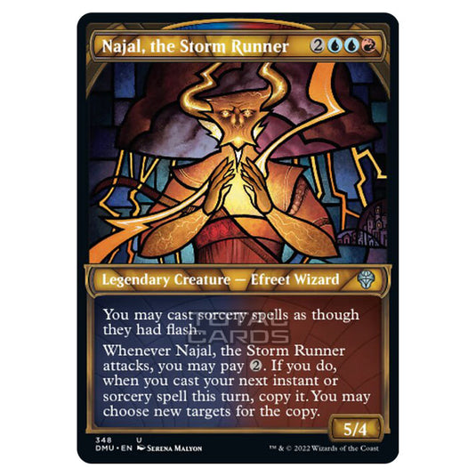 Magic The Gathering - Dominaria United - Najal, the Storm Runner - 348/281 (Textured Foil)
