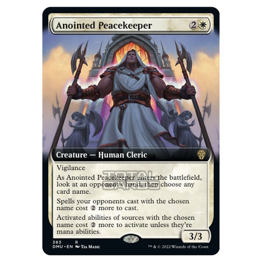 Magic The Gathering - Dominaria United - Anointed Peacekeeper - 383/281