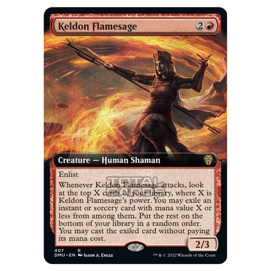 Magic The Gathering - Dominaria United - Keldon Flamesage - 407/281