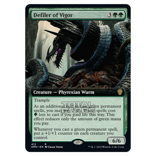 Magic The Gathering - Dominaria United - Defiler of Vigor - 412/281