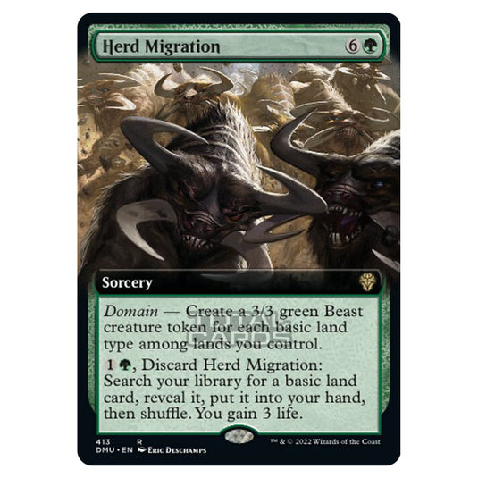 Magic The Gathering - Dominaria United - Herd Migration - 413/281