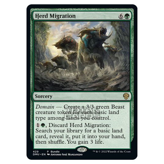 Magic The Gathering - Dominaria United - Herd Migration - 429/281