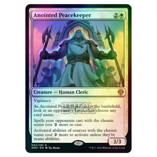 Magic The Gathering - Dominaria United - Anointed Peacekeeper - 002/281 (Foil)