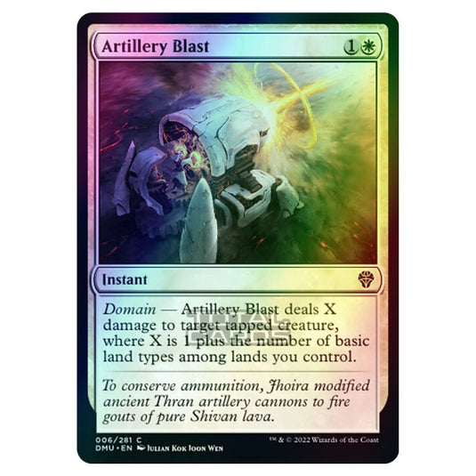 Magic The Gathering - Dominaria United - Artillery Blast - 006/281 (Foil)