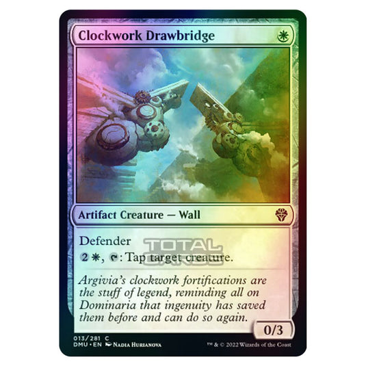 Magic The Gathering - Dominaria United - Clockwork Drawbridge - 013/281 (Foil)