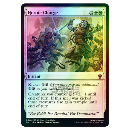 Magic The Gathering - Dominaria United - Heroic Charge - 020/281 (Foil)