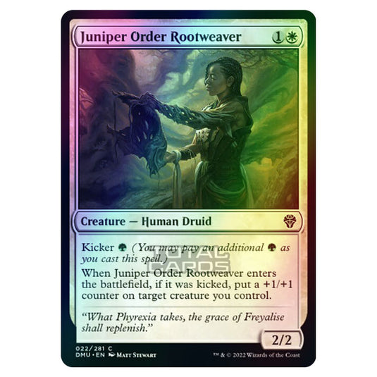 Magic The Gathering - Dominaria United - Juniper Order Rootweaver - 022/281 (Foil)