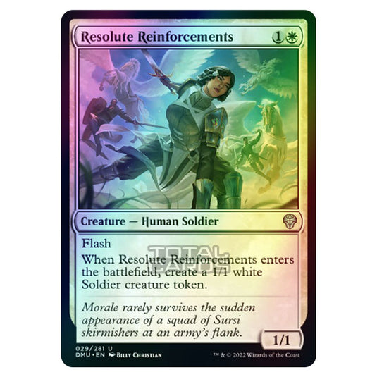 Magic The Gathering - Dominaria United - Resolute Reinforcements - 029/281 (Foil)