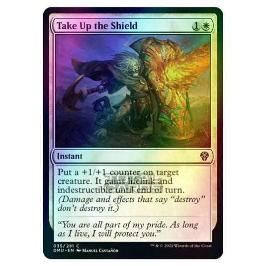 Magic The Gathering - Dominaria United - Take Up the Shield - 035/281 (Foil)