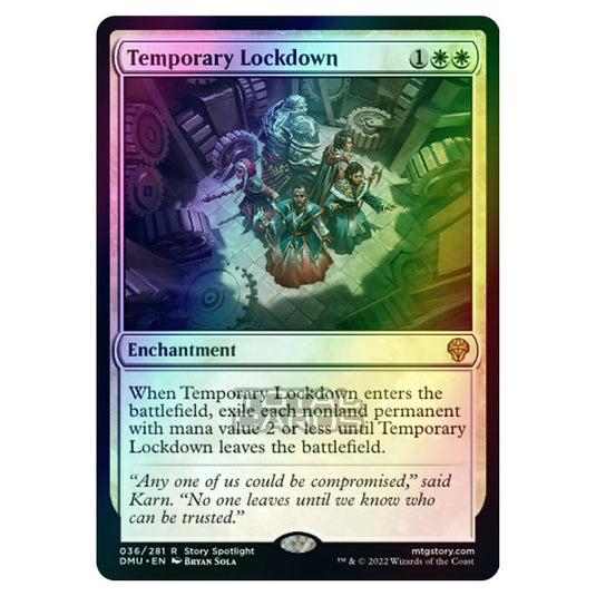 Magic The Gathering - Dominaria United - Temporary Lockdown - 036/281 (Foil)