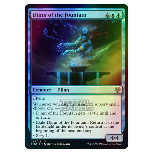 Magic The Gathering - Dominaria United - Djinn of the Fountain - 047/281 (Foil)