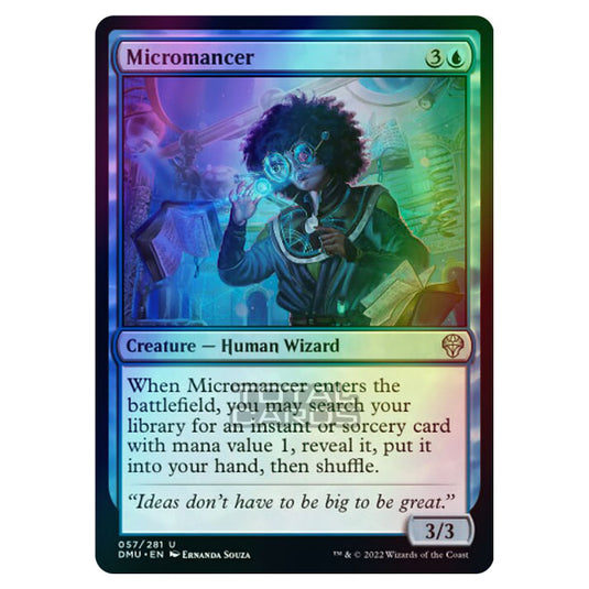 Magic The Gathering - Dominaria United - Micromancer - 057/281 (Foil)