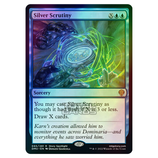 Magic The Gathering - Dominaria United - Silver Scrutiny - 065/281 (Foil)