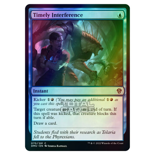 Magic The Gathering - Dominaria United - Timely Interference - 070/281 (Foil)
