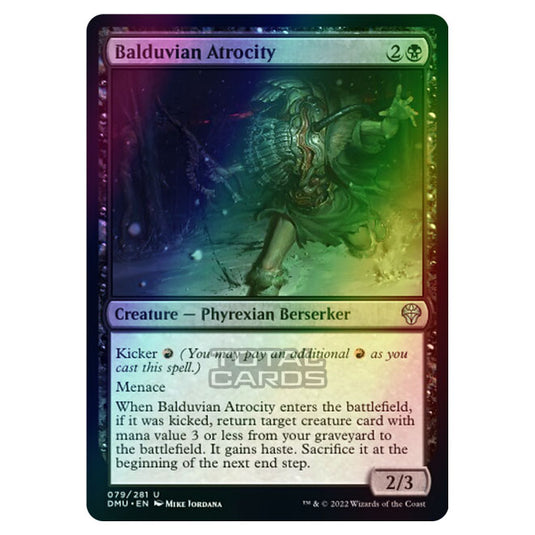 Magic The Gathering - Dominaria United - Balduvian Atrocity - 079/281 (Foil)