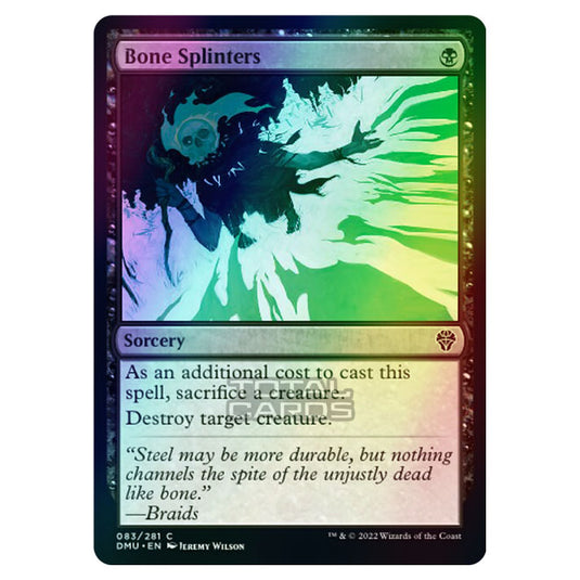 Magic The Gathering - Dominaria United - Bone Splinters - 083/281 (Foil)