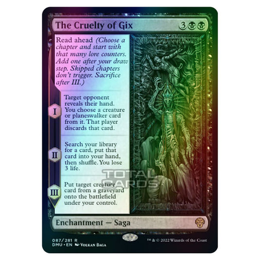 Magic The Gathering - Dominaria United - The Cruelty of Gix - 087/281 (Foil)
