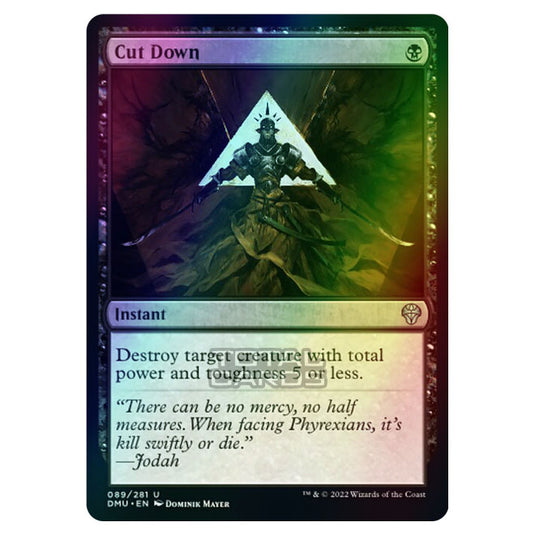 Magic The Gathering - Dominaria United - Cut Down - 089/281 (Foil)