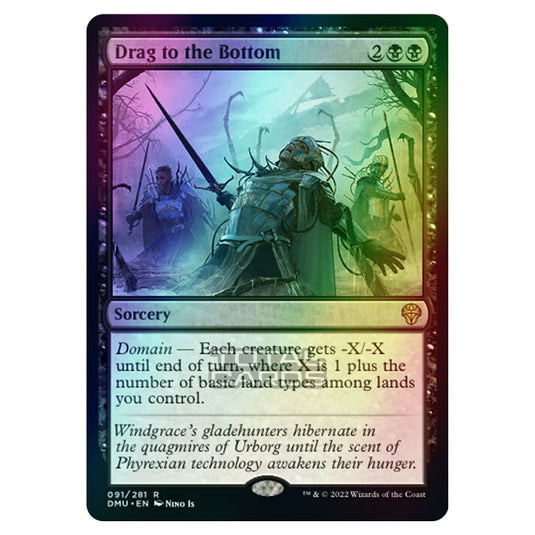 Magic The Gathering - Dominaria United - Drag to the Bottom - 091/281 (Foil)