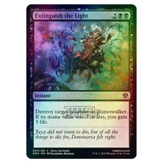 Magic The Gathering - Dominaria United - Extinguish the Light - 094/281 (Foil)