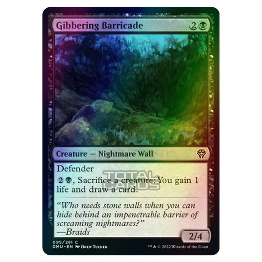 Magic The Gathering - Dominaria United - Gibbering Barricade - 095/281 (Foil)