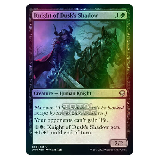 Magic The Gathering - Dominaria United - Knight of Dusk's Shadow - 096/281 (Foil)